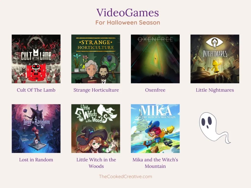A list of 7 halloween themed videogames